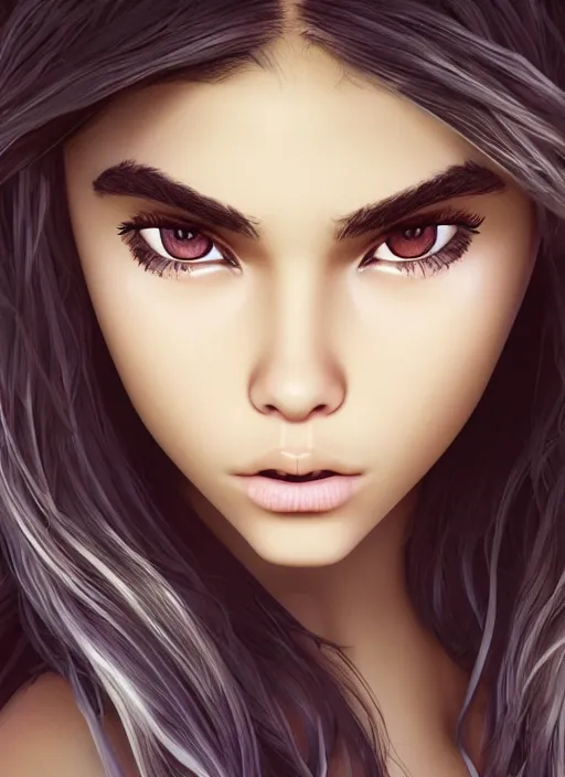 Image similar to Madison Beer as a video game character, digital art, unreal engine, unreal engine render, blender render, render, 4k, coherent