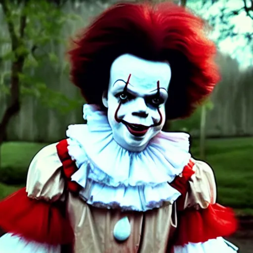 Image similar to Michael Jackson as Pennywise, 4K