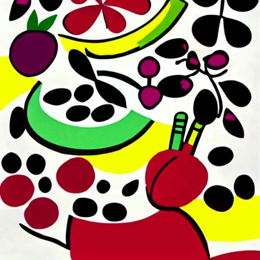 Image similar to fruits, romero brito