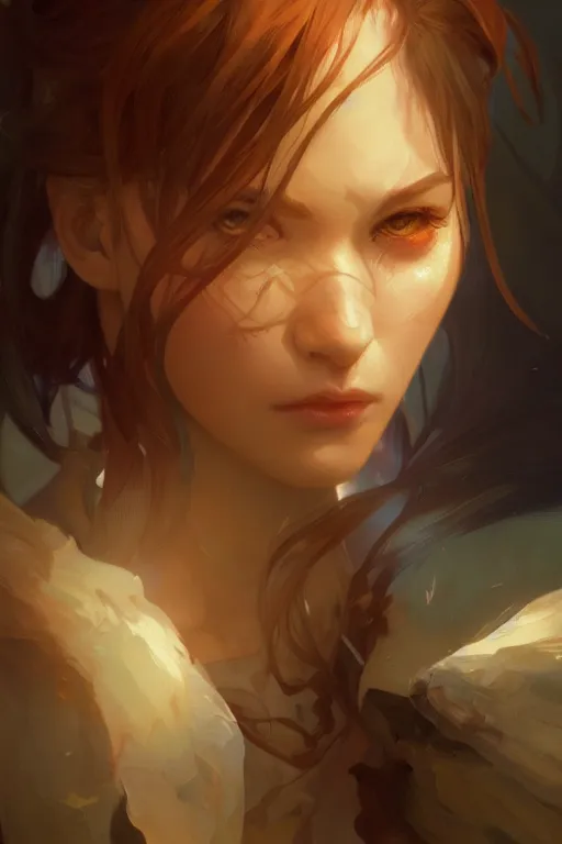 Image similar to final fantsy, digital painting, portrait , cinematic lighting, highly detailed, artstation, concept art, illustration, smooth, sharp focus, artgerm , greg rutkowski, alphonse mucha, editor's pickup, trending on artstation, trending on deviantart, WLOP