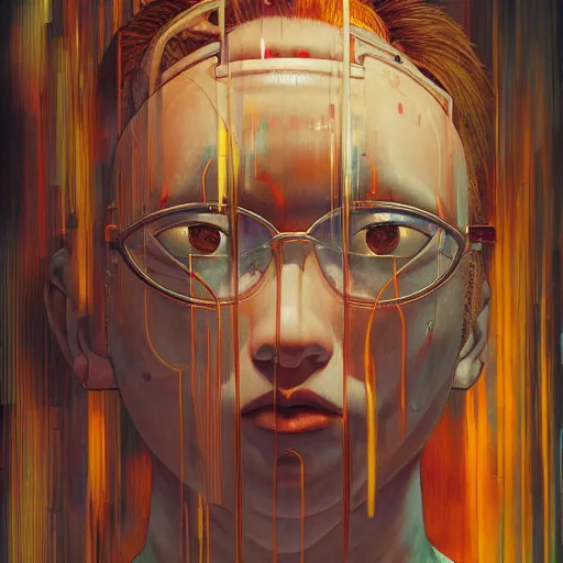 Image similar to citizen portrait soft light painted by james jean and katsuhiro otomo and erik jones, inspired by metropolis anime, smooth face feature, intricate oil painting, high detail illustration, sharp high detail, manga and anime 1 9 9 9