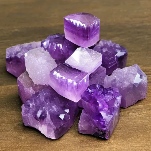 Image similar to amethyst fudge crystal