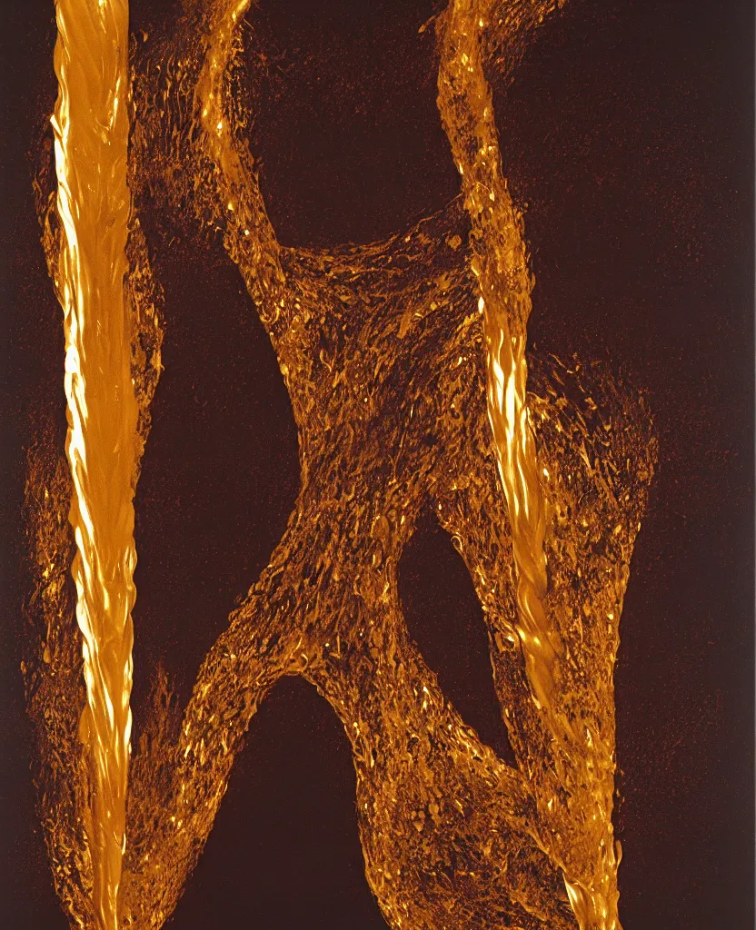 Prompt: a human candle molten golden wax and iridescent flame, solar mythos, award winning oil painting by gyorgy kepes