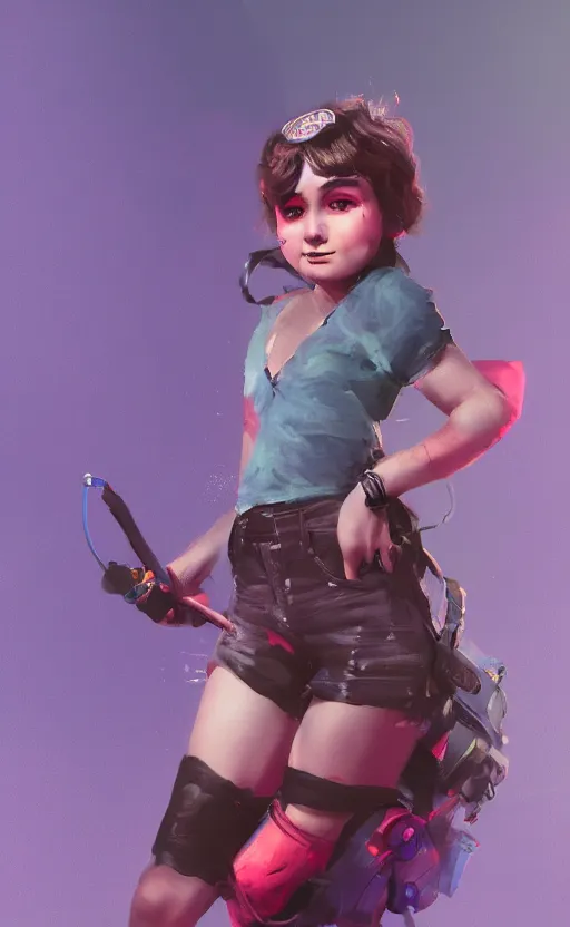 Image similar to rockstar girl on stage. by william - adolphe bouguerea, pixar, artstation trending, concept art, digital art, digital painting, dramatic lighting, sharp focus, highly detailed, vxf movie, cinematic