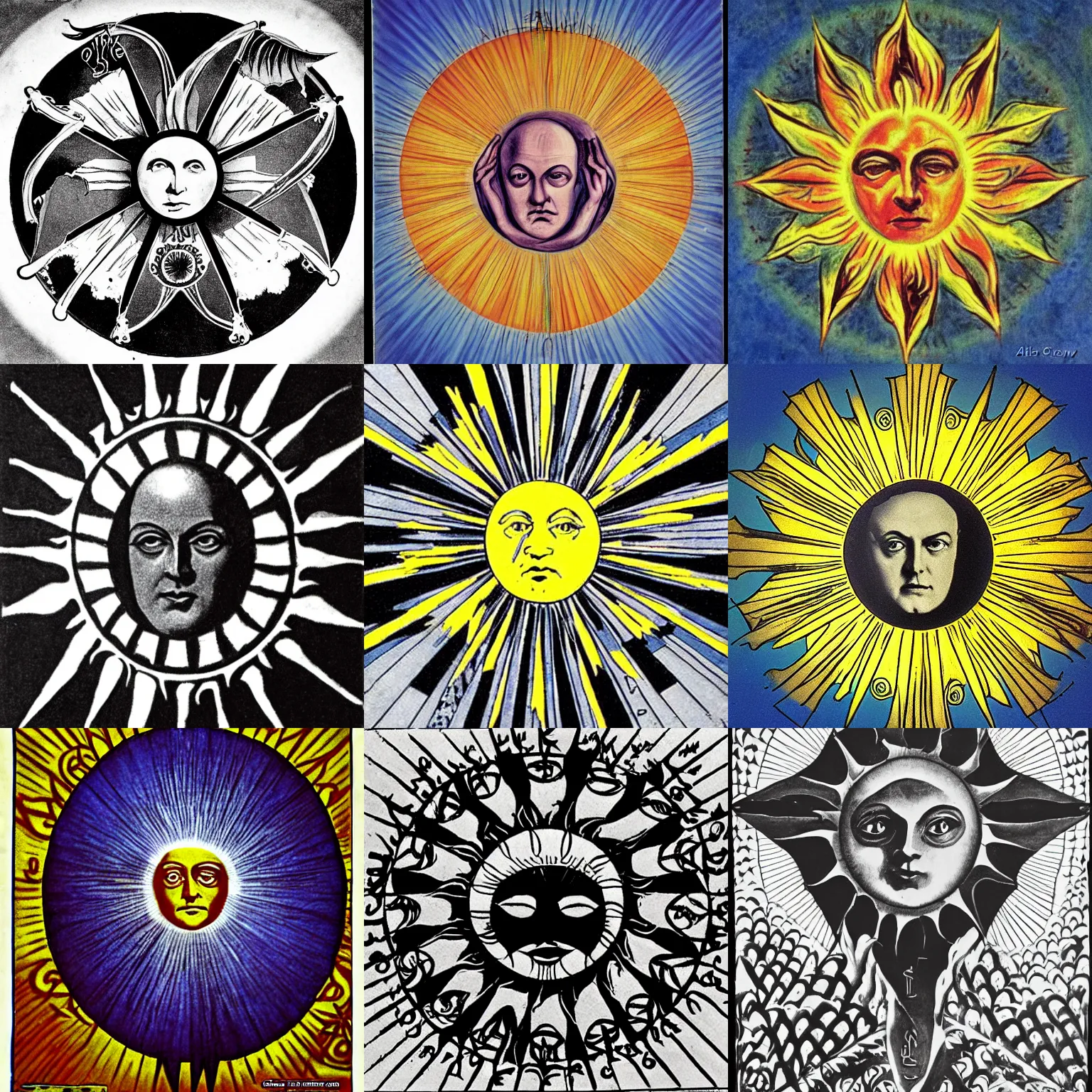 Prompt: the sun by aleister crowley