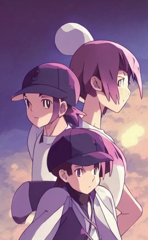 Prompt: a pokemon crystal card from 1 9 9 8, illustration, concept art, anime key visual, trending pixiv fanbox, by wlop and greg rutkowski and makoto shinkai and studio ghibli and kyoto animation and ken sugimori, symmetrical facial features, realistic anatomy, generation 2, pocket monster companion, box art