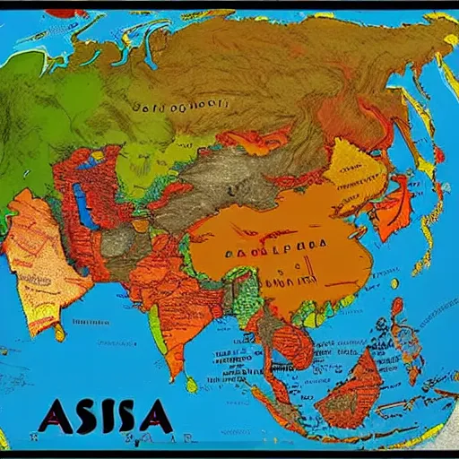 Image similar to map of asia