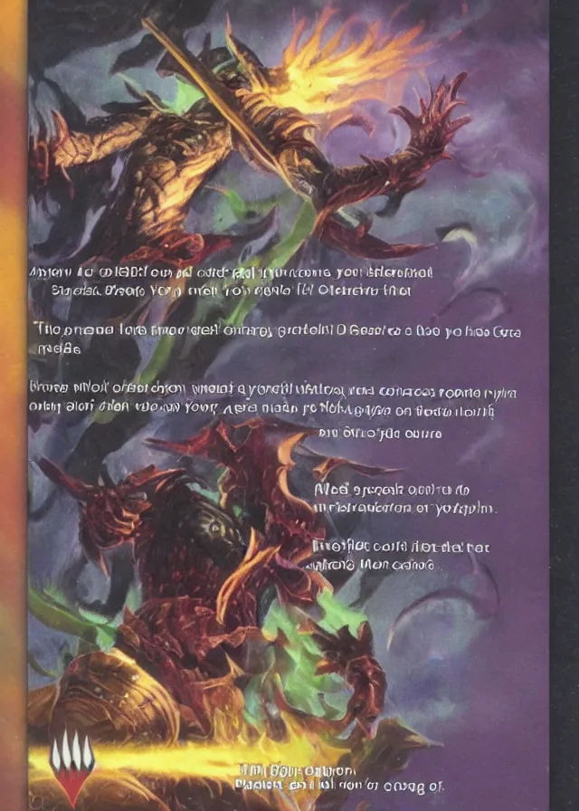 Image similar to official magic the gathering card scan