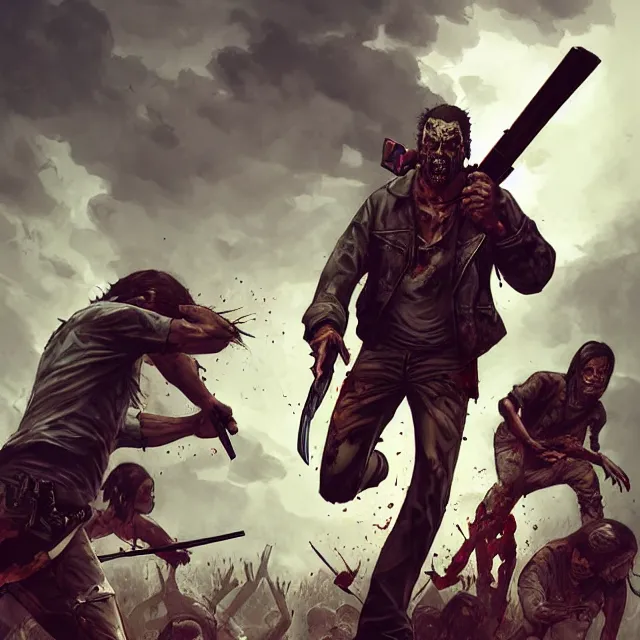 Image similar to the walking dead game stanley artgerm lau, wlop, rossdraws, frank frazetta, andrei riabovitchev, marc simonetti