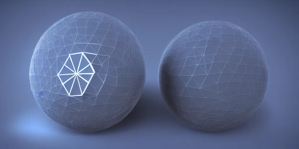 Image similar to vape sphere 3 d geometric octane render, hyper realistic 8 k, volumetric lighting, very detailed