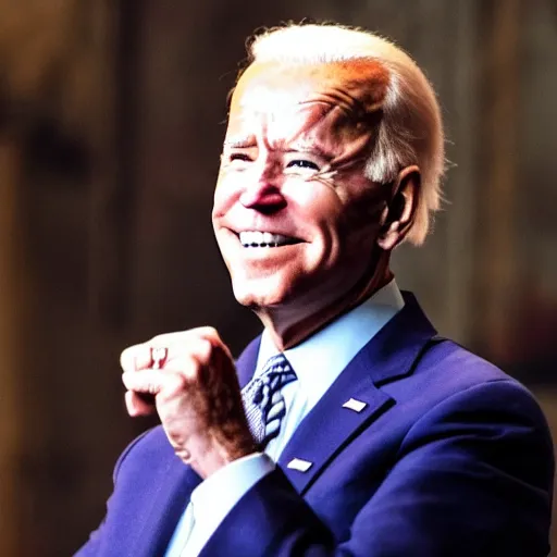 Image similar to Joe Biden as The Joker