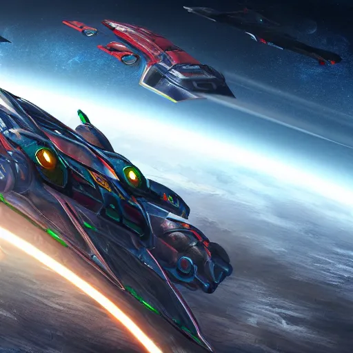 Image similar to high tech race from another galaxy, highly detailed, realistic, sharp focus, fantasy, concept art, view