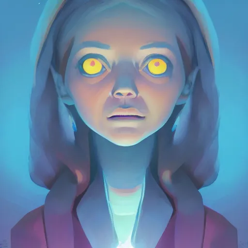 Image similar to face icon stylized minimalist close encounters of the third kind, loftis, cory behance hd by jesper ejsing, by rhads, makoto shinkai and lois van baarle, ilya kuvshinov, rossdraws global illumination