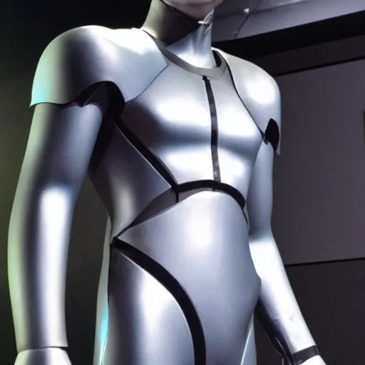 Image similar to A Spartan suit designed by Tesla, 4k UHD
