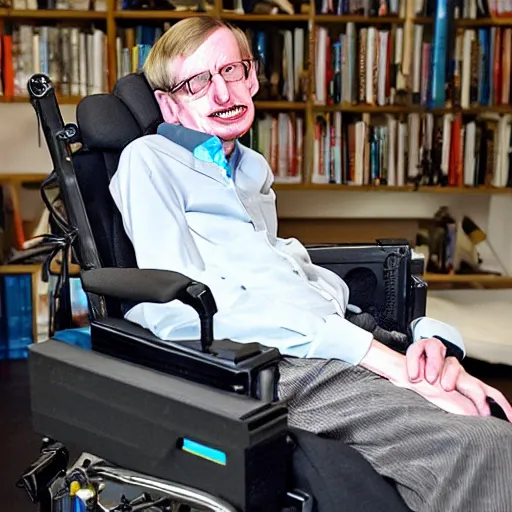 Image similar to steven hawking doing the griddy