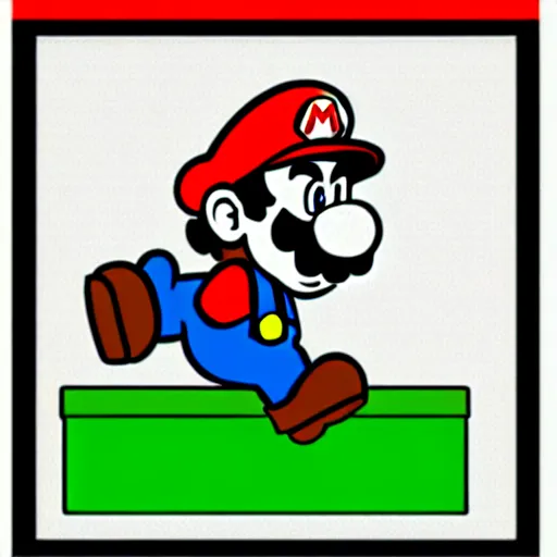 Prompt: super mario for president