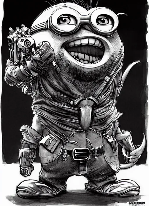 Image similar to Minion Beast by Kim Jung gi