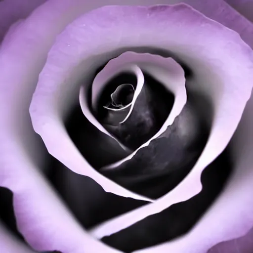 Image similar to award - winning macro of a beautiful black rose made of glowing molten magma