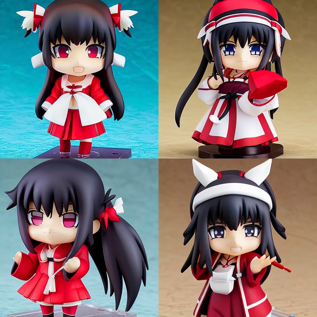 Prompt: hakurei reimu nendoroid