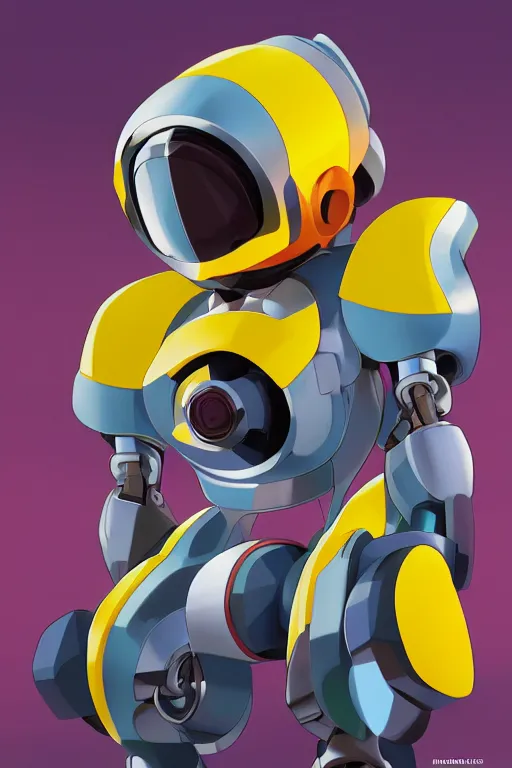 Image similar to metabots medabots medarotto medarot robot minimalist comics helmet mask neon cybereye, behance hd by jesper ejsing, by rhads, makoto shinkai and lois van baarle, ilya kuvshinov, rossdraws global illumination ray tracing hdr radiating a glowing aura