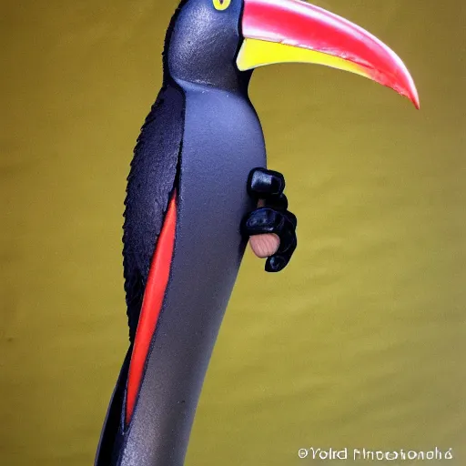 Image similar to a sword that looks like a toucan