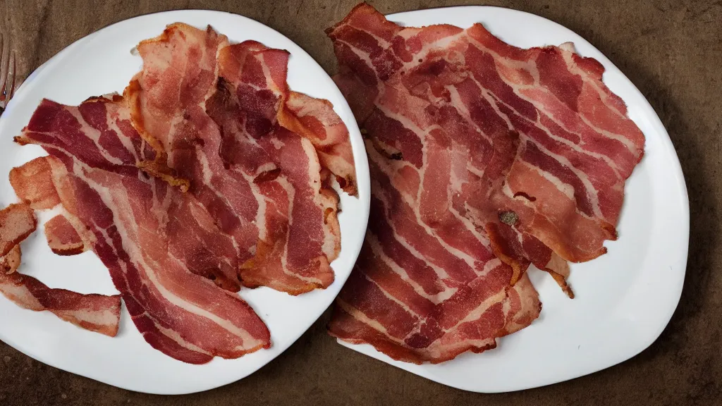 Image similar to linenpunk acrid plate of bacon