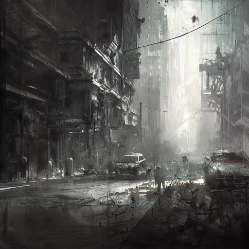 Image similar to the last of us zombie concept art by jeremy mann