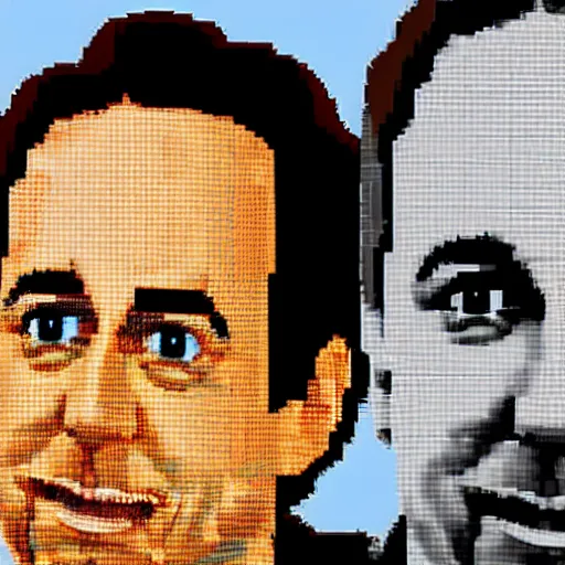 Prompt: Jerry Seinfeld pixel art, hyper realistic, HD, HQ, photo realistic