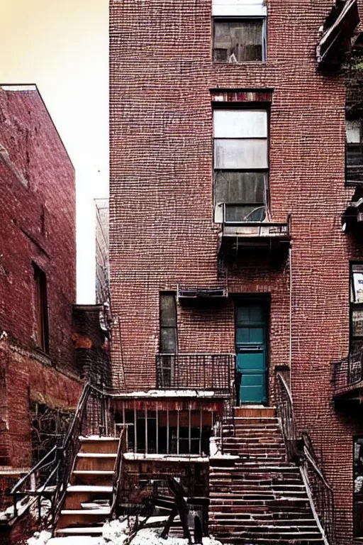 Prompt: (((((a ramshackle Manhattan brick brownstone deep in the forest))))) by Amin Faramarzian!!!!!!!!!!!!!!!!!!!!!!!!!!!