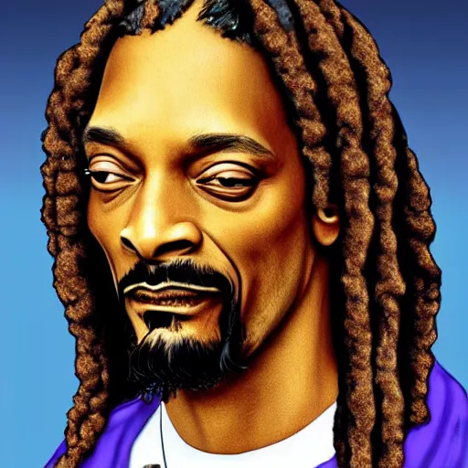 Image similar to snoop dogg as jesus christ photorealistic