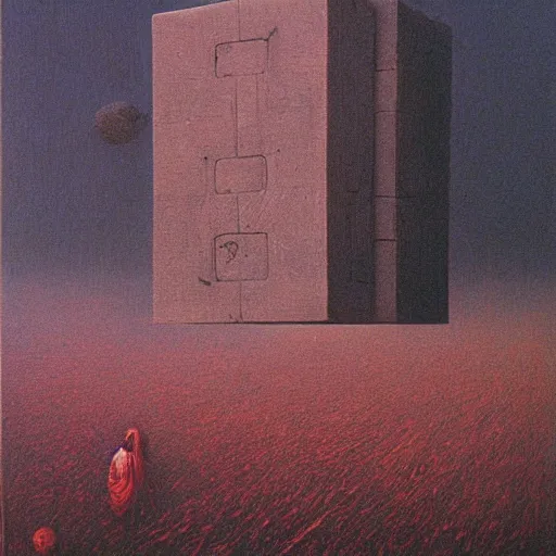 Prompt: cube by Beksinski