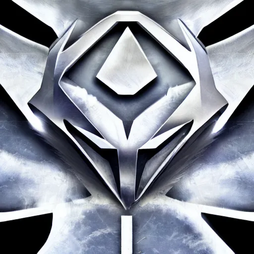 Prompt: silver ethereum cryptocurrency symbol as the eye of a beast, epic fantasy digital art