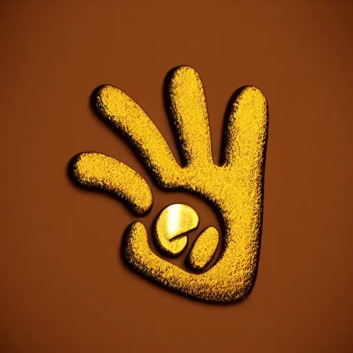 Image similar to Logo of a cat paw reaching for a golden coin. Detailed, Vivid, 8K, Epic, Masterpiece