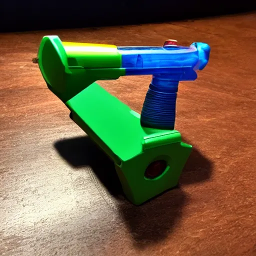 Image similar to water pistol guillotine