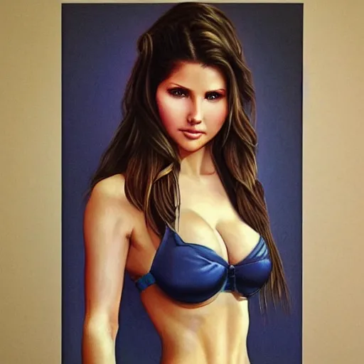 Image similar to amanda cerny in the style of stefan kostic, realistic, full body, sharp focus, 8 k high definition, insanely detailed, intricate, elegant, art by stanley lau and artgerm
