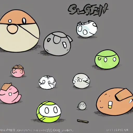 Prompt: adorable egg critter trending on pixiv