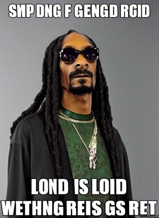 Image similar to Snoop dogg wizard gendolf lord of the rings