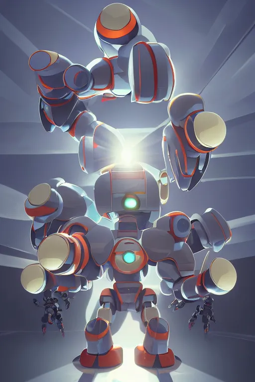 Image similar to metabots medabots medarotto medarot robot minimalist comics, behance hd by jesper ejsing, by rhads, makoto shinkai and lois van baarle, ilya kuvshinov, rossdraws global illumination ray tracing hdr radiating a glowing aura