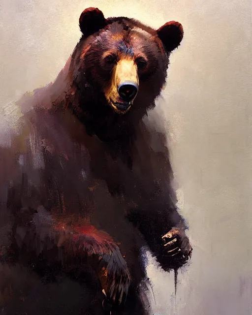 Prompt: bear everything gladly, ( impressionistic oil painting by malcom liepke ), alexi zaitsev, craig mullins, melinda matyas, tooth wu, wlop, denis sarazhin, bold brushstrokes, highly detailed, award winning, textured, masterpiece