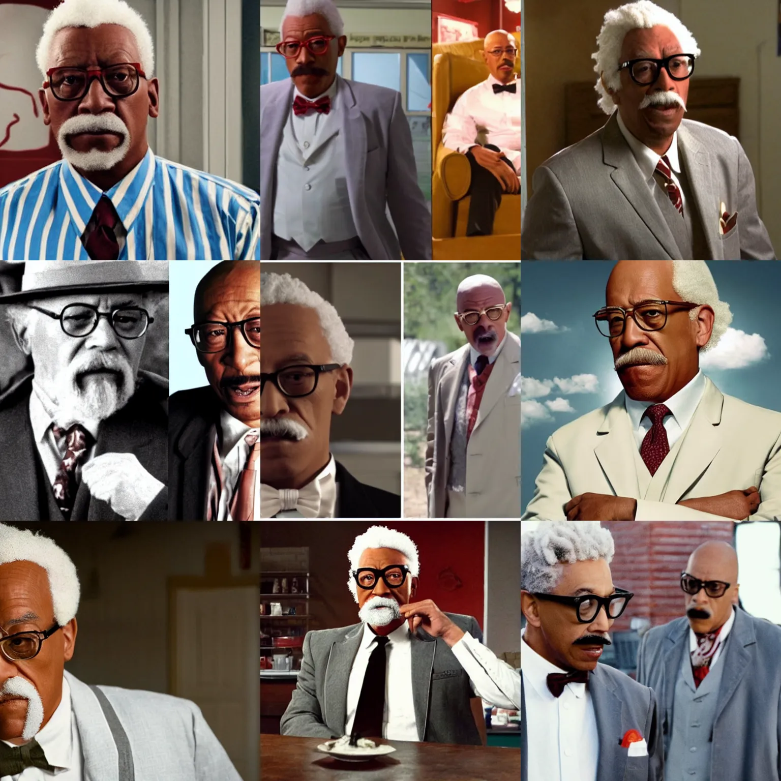 colonel sanders playing gus fring in breaking bad Stable Diffusion