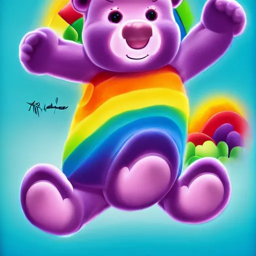 Prompt: care bears murdering care bears ultra realistic, digital art, rich deep colors, smooth shadows, high resolution, cinematic