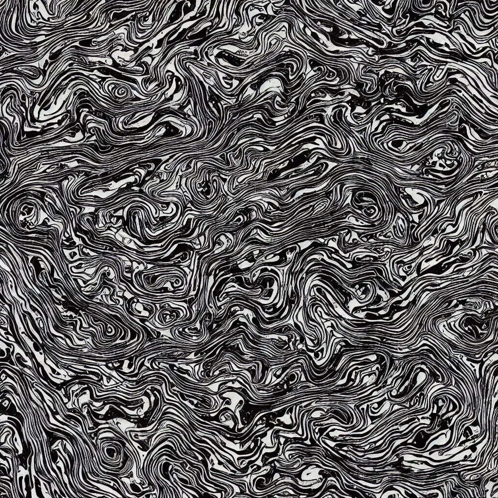 Image similar to topo camo, swirls, technical, acrylic, teeth, death metal, eerie, tribal, clay, dotting, lines, stipple, points, cybernetic, style of old painting, francis bacon art, sleep paralysis, hypnosis, eerie, terror, oil, neon, black and white, color splotches, colorful dots, ominous, abstract