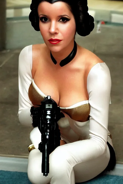 Image similar to Lana Kane as princess leia