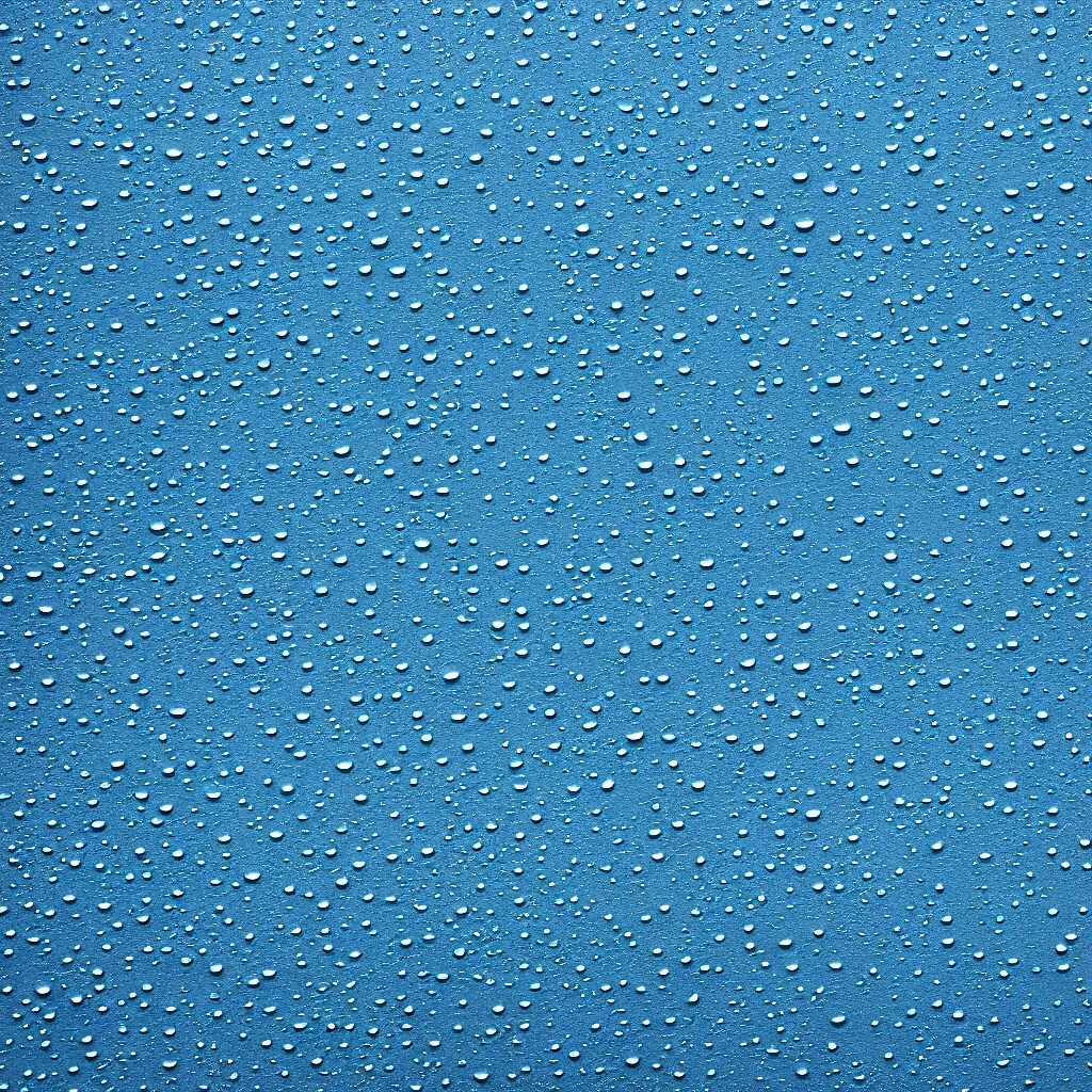 Prompt: raindrop texture on blue wall, 8k