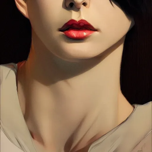 Prompt: ann hathaway portrait as manga girl, realistic shaded perfect face, fine details. anime. realistic shaded lighting poster by ilya kuvshinov katsuhiro otomo ghost - in - the - shell, magali villeneuve, artgerm, jeremy lipkin and michael garmash and rob rey