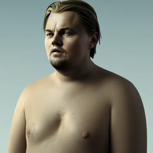 Prompt: hyperrealistic dslr film still of grotesquely morbidly obese leonardo dicaprio, stunning 8 k octane comprehensive 3 d render, inspired by istvan sandorfi & greg rutkowski & unreal engine, perfect symmetry, dim volumetric cinematic lighting, extremely hyper - detailed, extremely lifelike attributes & lifelike texture, intricate, masterpiece, artstation, stunning