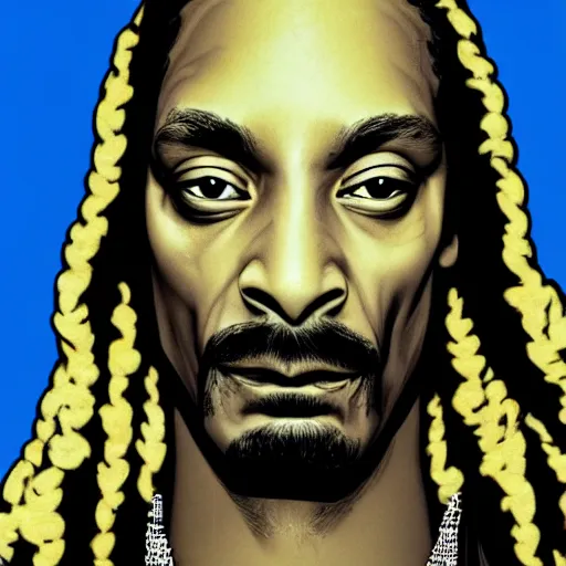 Prompt: '' Snoop dog as a high superman god of weed, 4k, detailed, photorealistic, NY landscape''