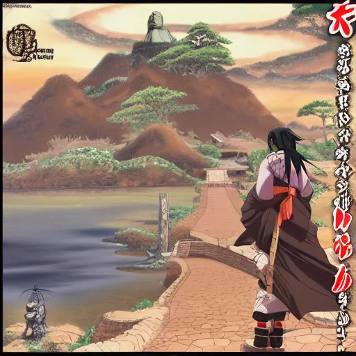 Prompt: 8 k uhd, statue, hashirama senju vs madara uchicha, 3 2 feets, river, mount, historical place, pilgrims, offerings, clan priest, highly details content