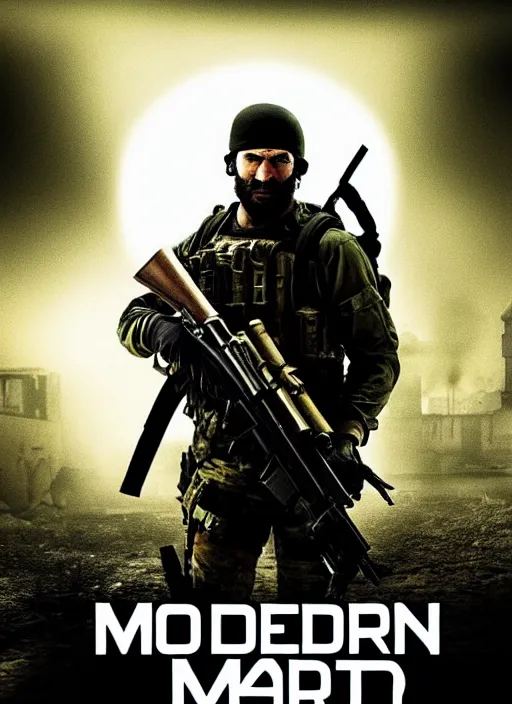 Image similar to modern warfare poster