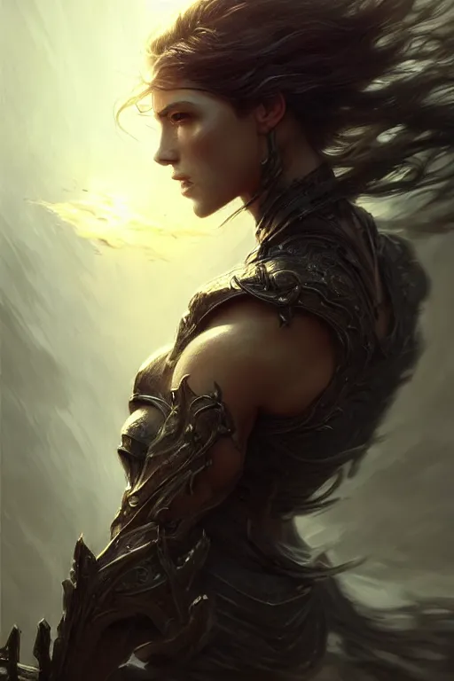 Prompt: Front portrait, full body, epic action pose, fine art, awesome fantasy book cover on Pinterest, award winning, dark fantasy landscape, fantasy magic, intricate, elegant, sharp focus, cinematic lighting, highly detailed, digital painting, concept art, art by WLOP and Artgerm and Greg Rutkowski, masterpiece, trending on artstation, 8K